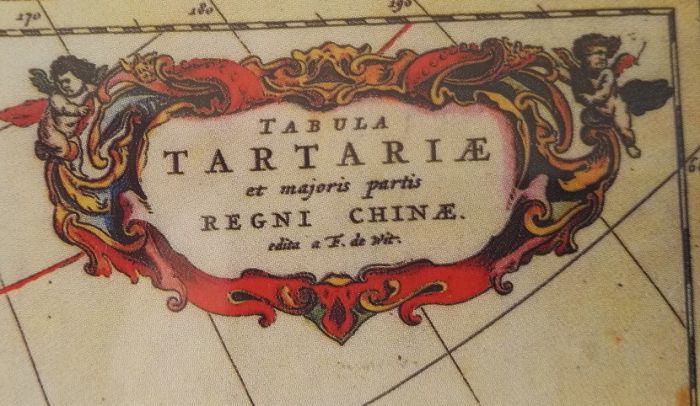 Tartaria 17. századi térkép keretes